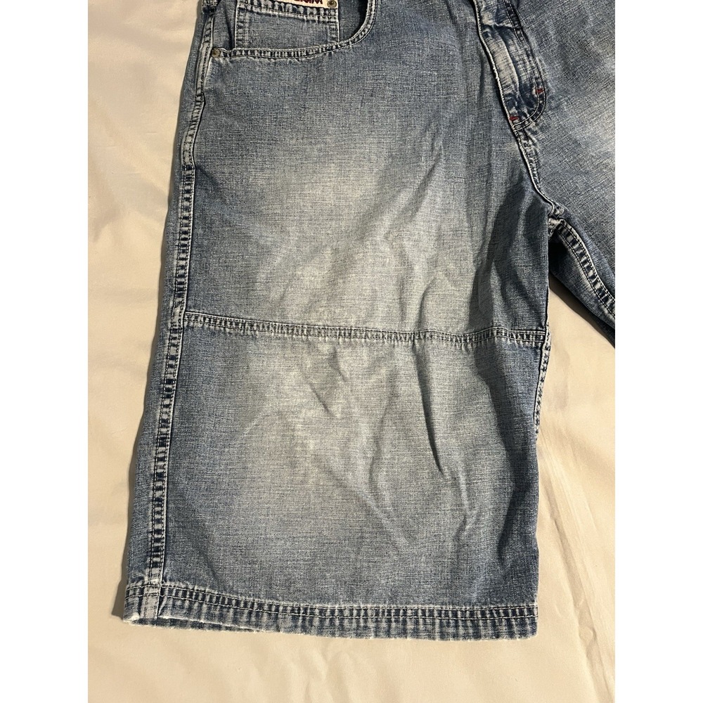 Vintage Pepe Jean Shorts Denim Carpenter Y2K Baggy Skater Blue 38 - Picture 11 of 16